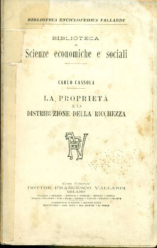 La proprietà e la distribuzione della ricchezza | Immagine principale