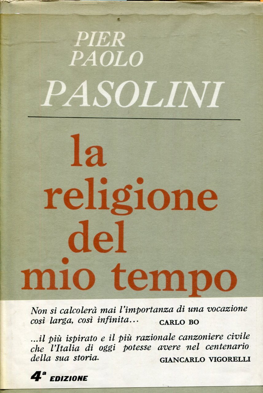 La religione del mio tempo. Poesie | Immagine principale