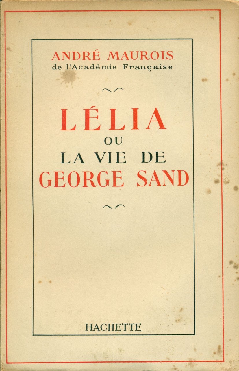Lelia ou la vie de George Sand | Immagine principale