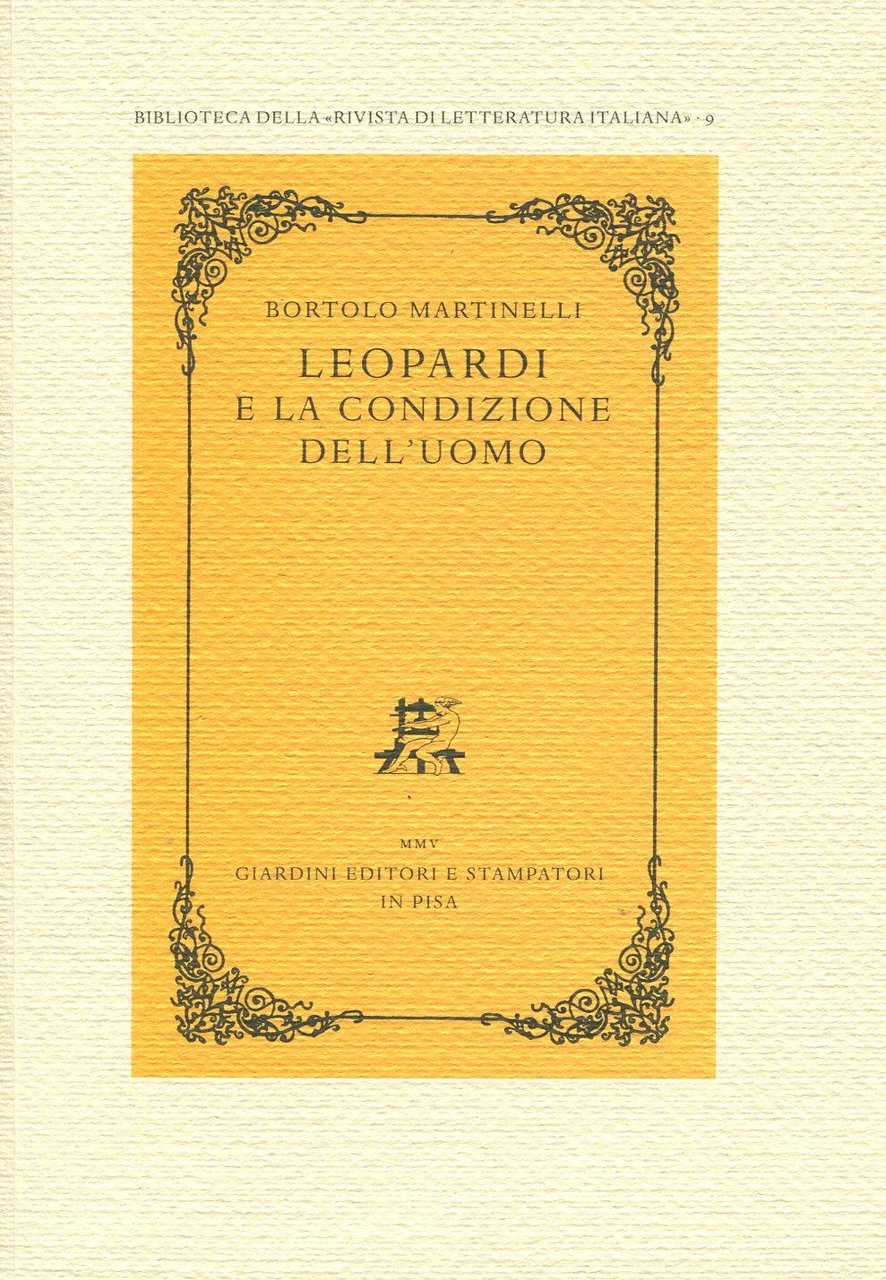 Leopardi e la condizione dell'uomo | Immagine principale