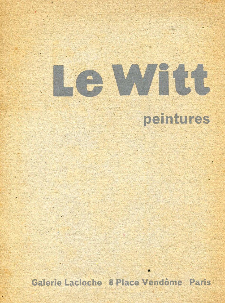 Les Peintures de Jan Le Witt | Immagine principale