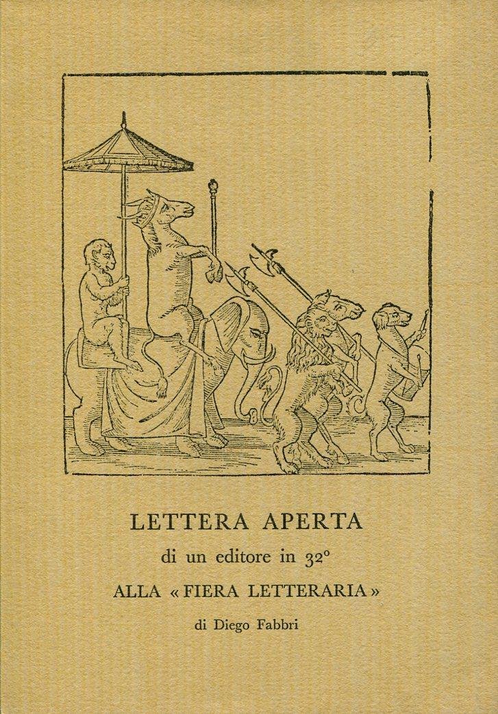 Lettera aperta di un editore in 32^ alla "Fiera letteraria" … | Immagine principale