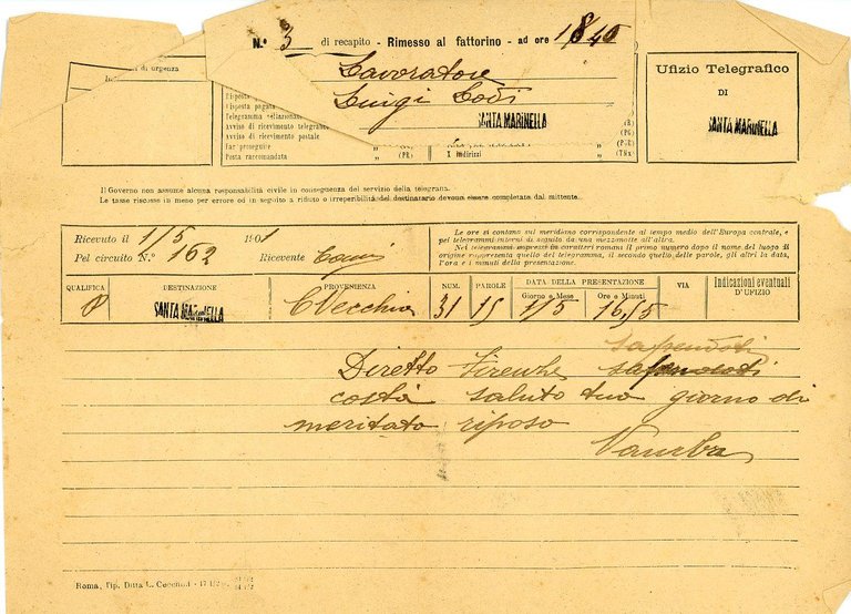 Lettera autografa inviata a Luigi Lodi | Immagine Gallery 2