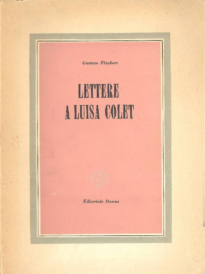 Lettere a Luisa Colet | Immagine principale