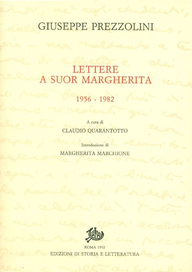 Lettere a suor Margherita | Immagine principale