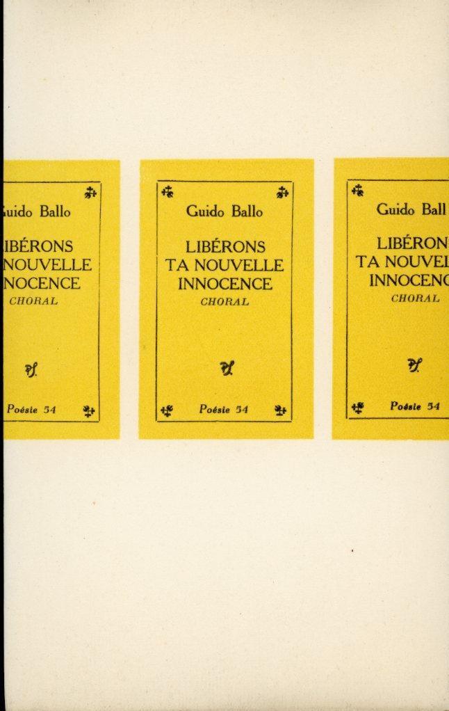 Libérons ta nouvelle Innocence. Choral | Immagine principale