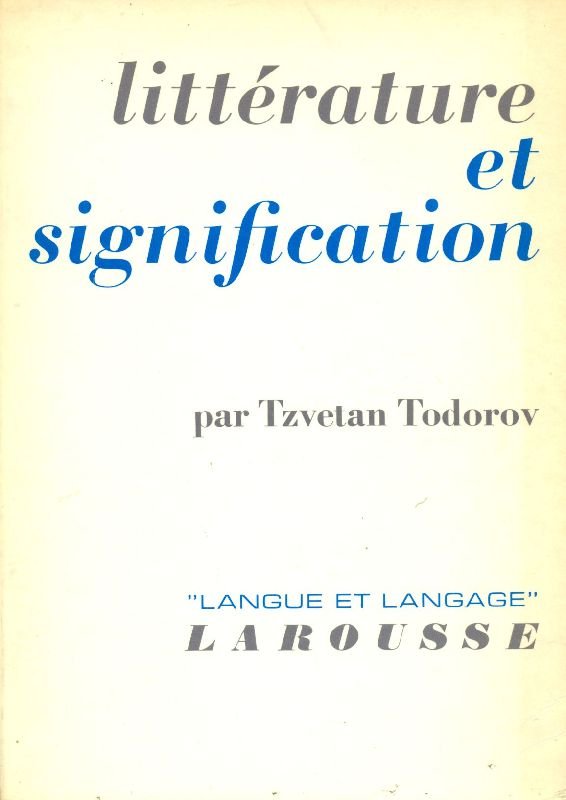 Littérature et signification | Immagine principale