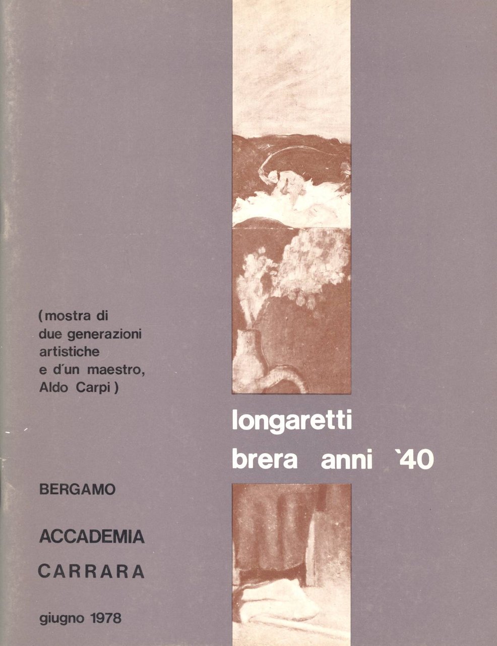Longaretti. Brera anni &amp;#39;40 | Immagine principale