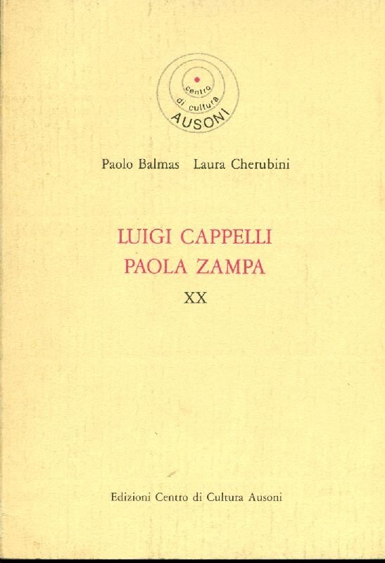 Luigi Cappelli Paola Zampa | Immagine principale