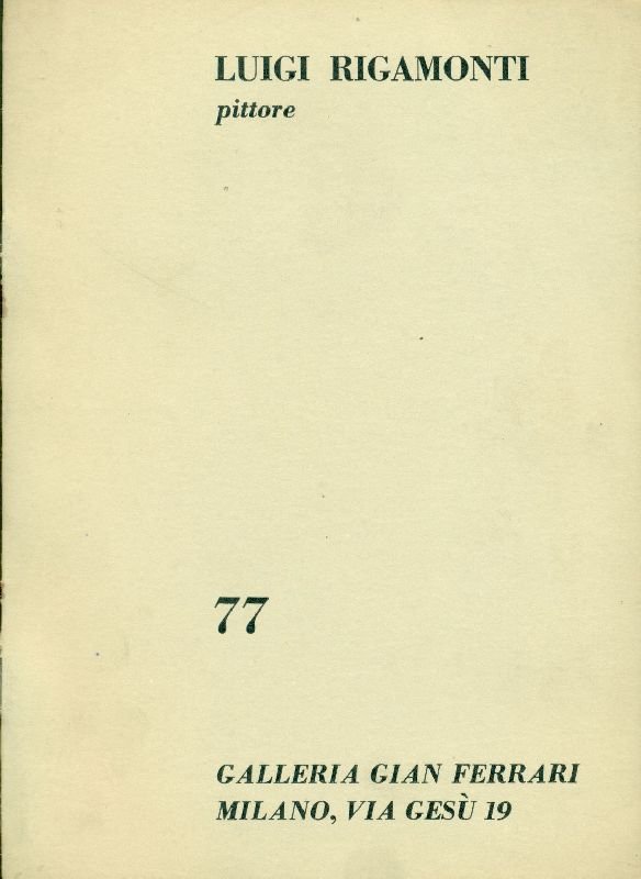 Luigi Rigamonti Pittore | Immagine principale