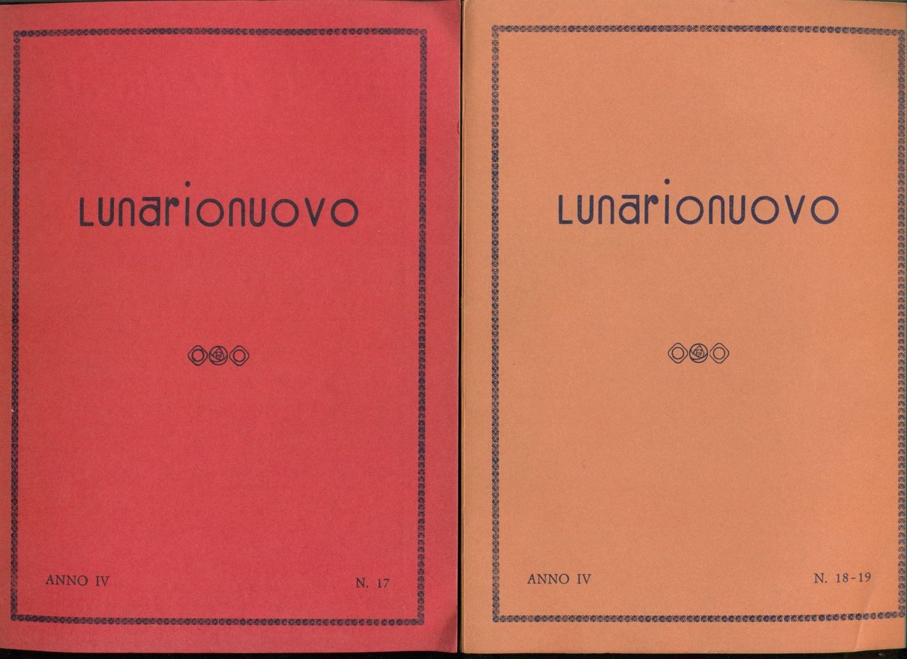 Lunarionuovo. Anno IV, N. 17 Marzo-Aprile 1982 - N. 18-19, … | Immagine principale