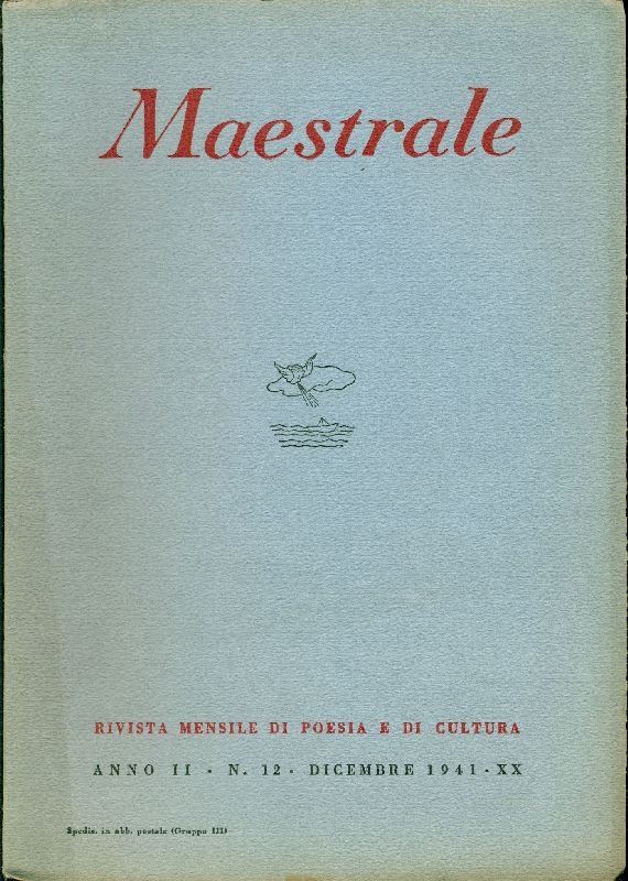 Maestrale. Anno II, N. 12, Dicembre 1941 | Immagine principale