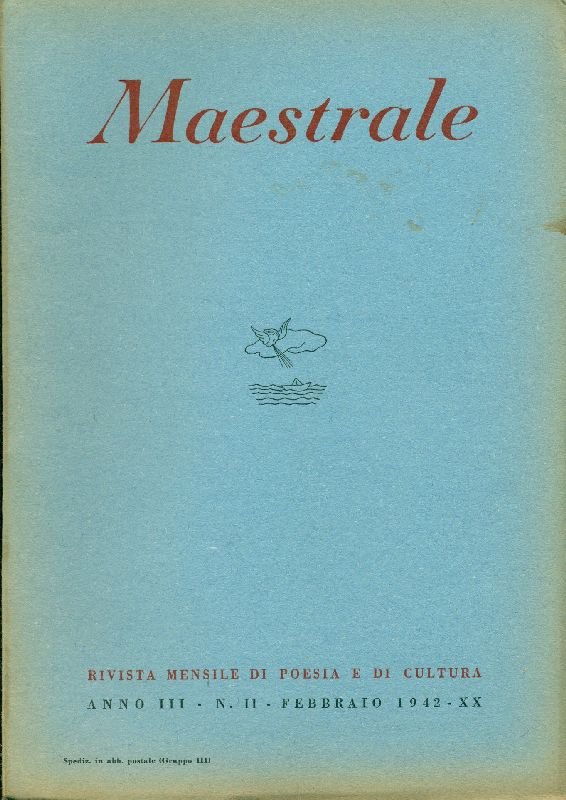Maestrale. Anno III, N. 2, Febbraio 1942 | Immagine principale