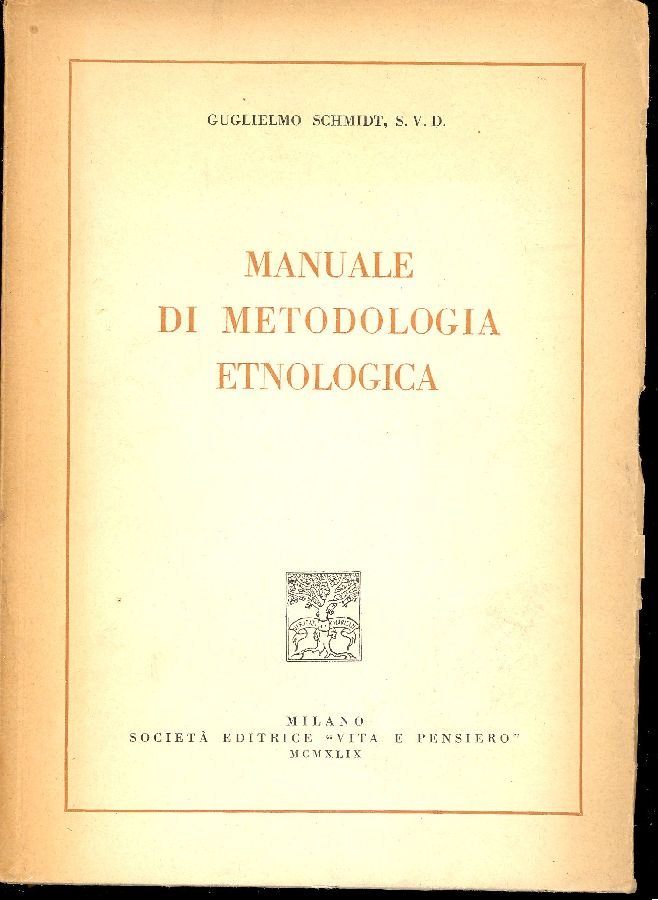 Manuale di metodologia etnologica | Immagine principale