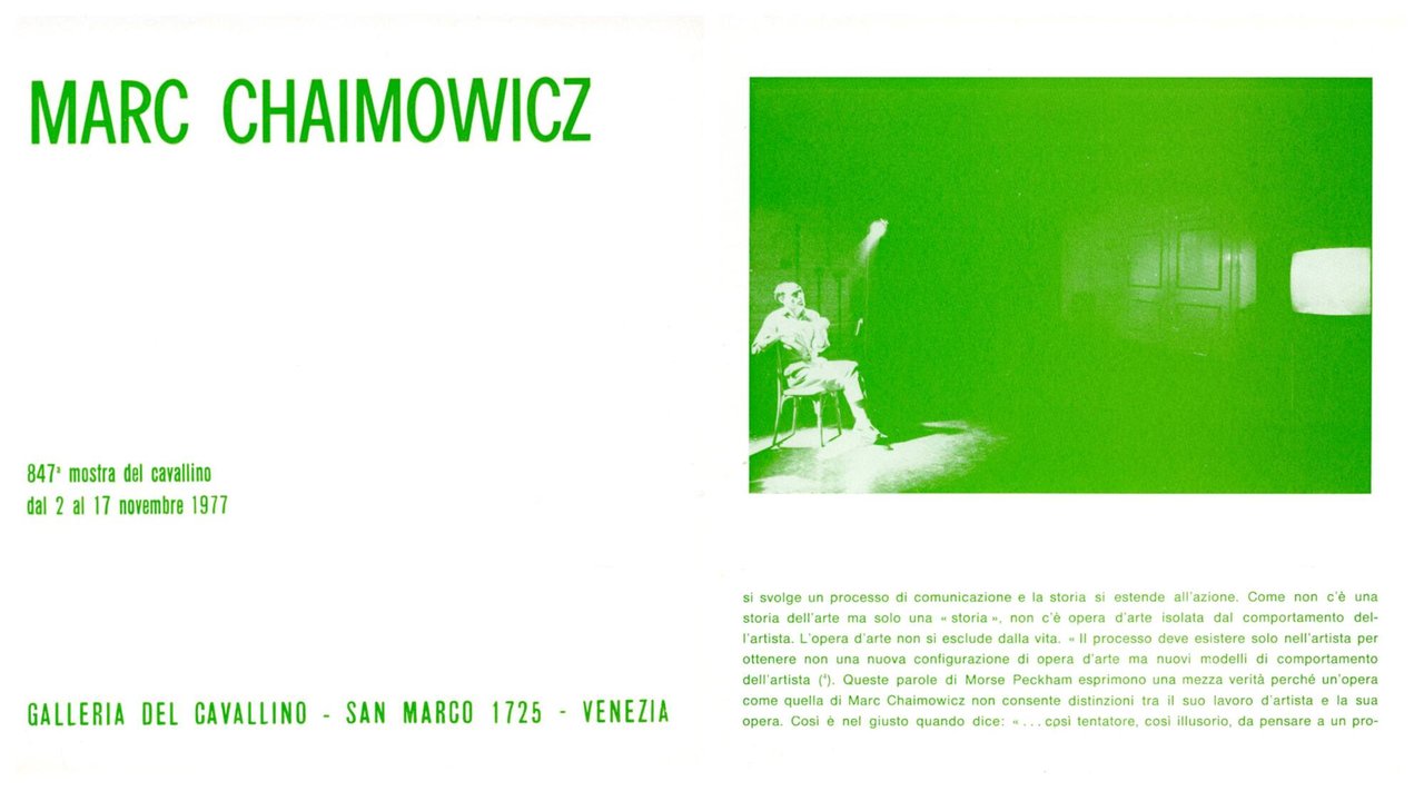 Marc Chaimowicz | Immagine principale