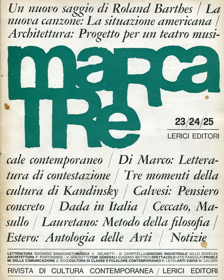 Marcatre n. 23-24-25, 1966 | Immagine principale