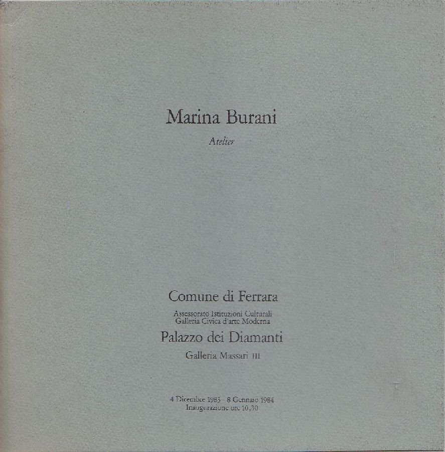 Marina Burani. Atelier | Immagine principale