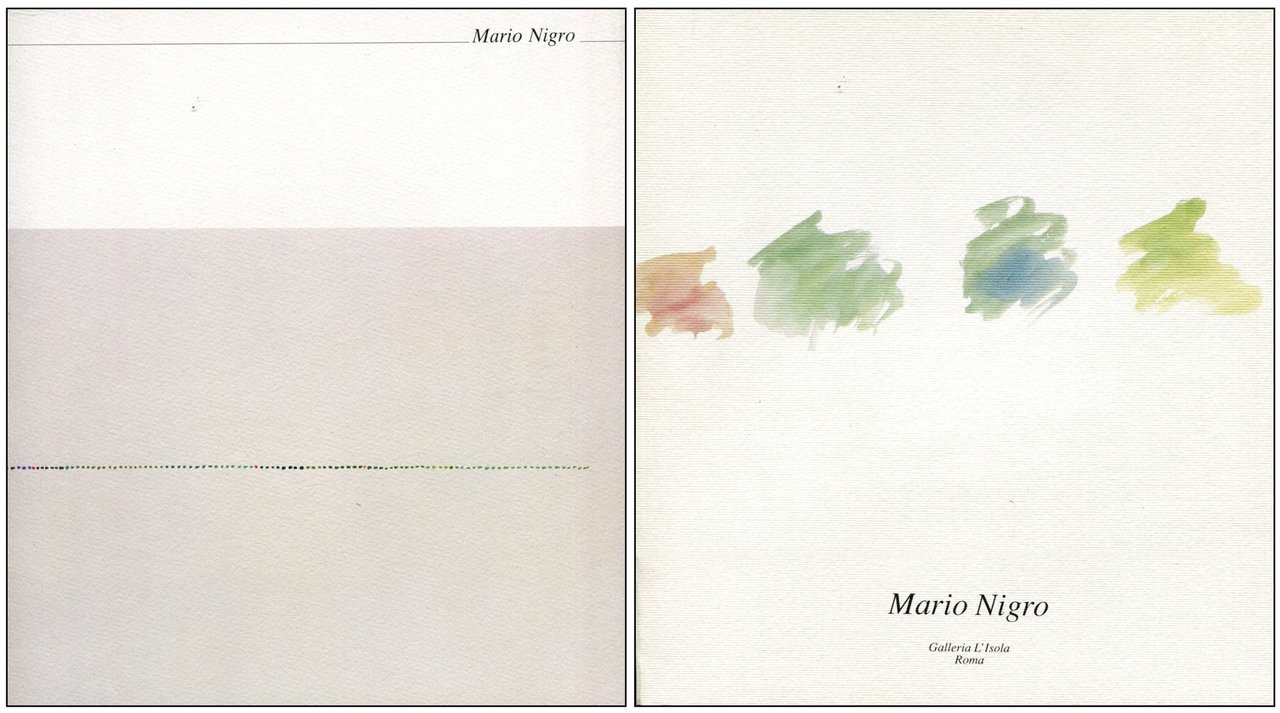 Mario Nigro. Galleria L'Isola 1986 | Immagine principale
