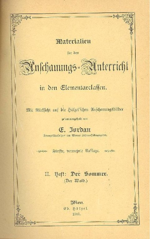 Materialien fur den Anschauungs Unterricht in den Elementarclassen | Immagine Gallery 2