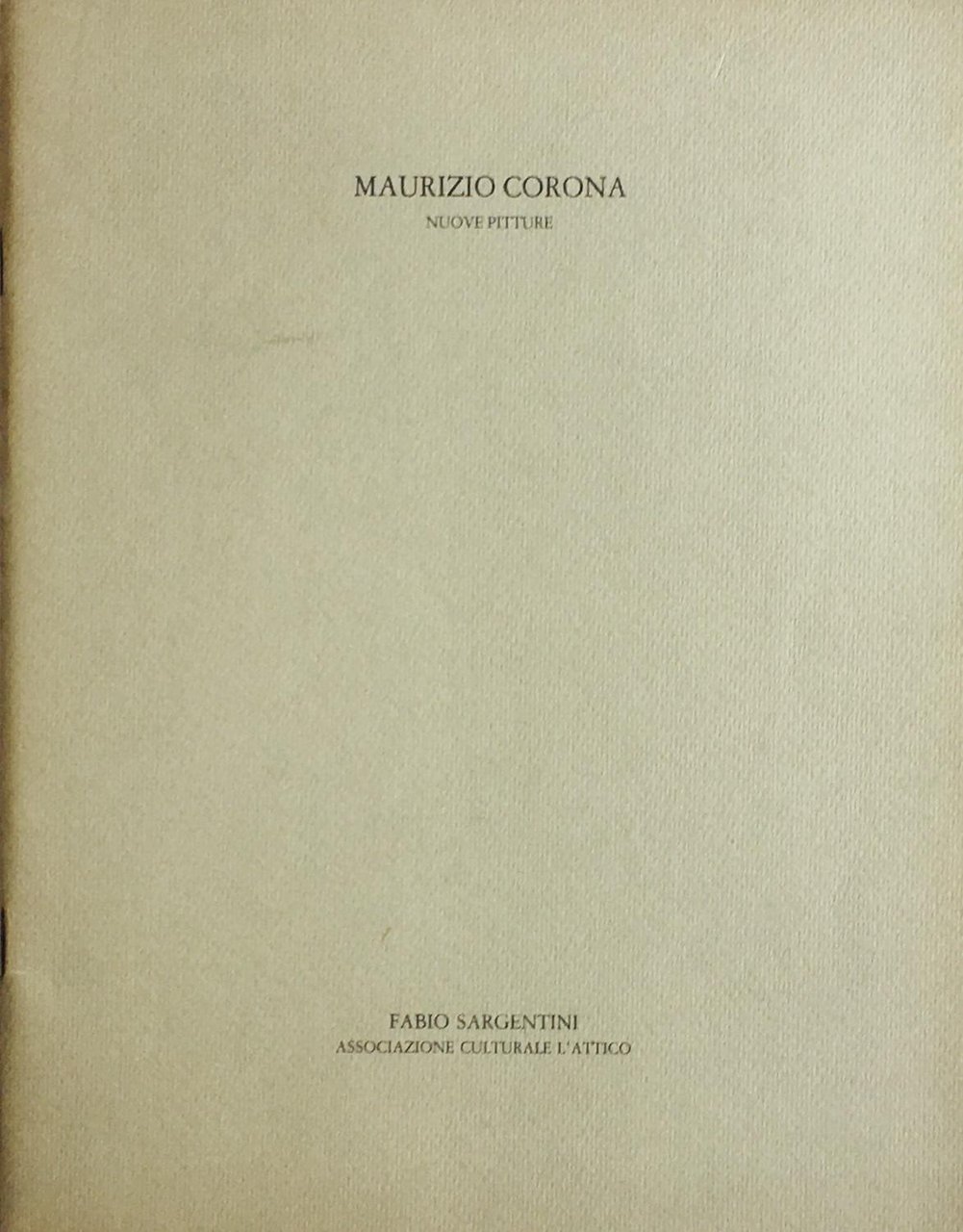 Maurizio Corona. Nuove Pitture | Immagine principale