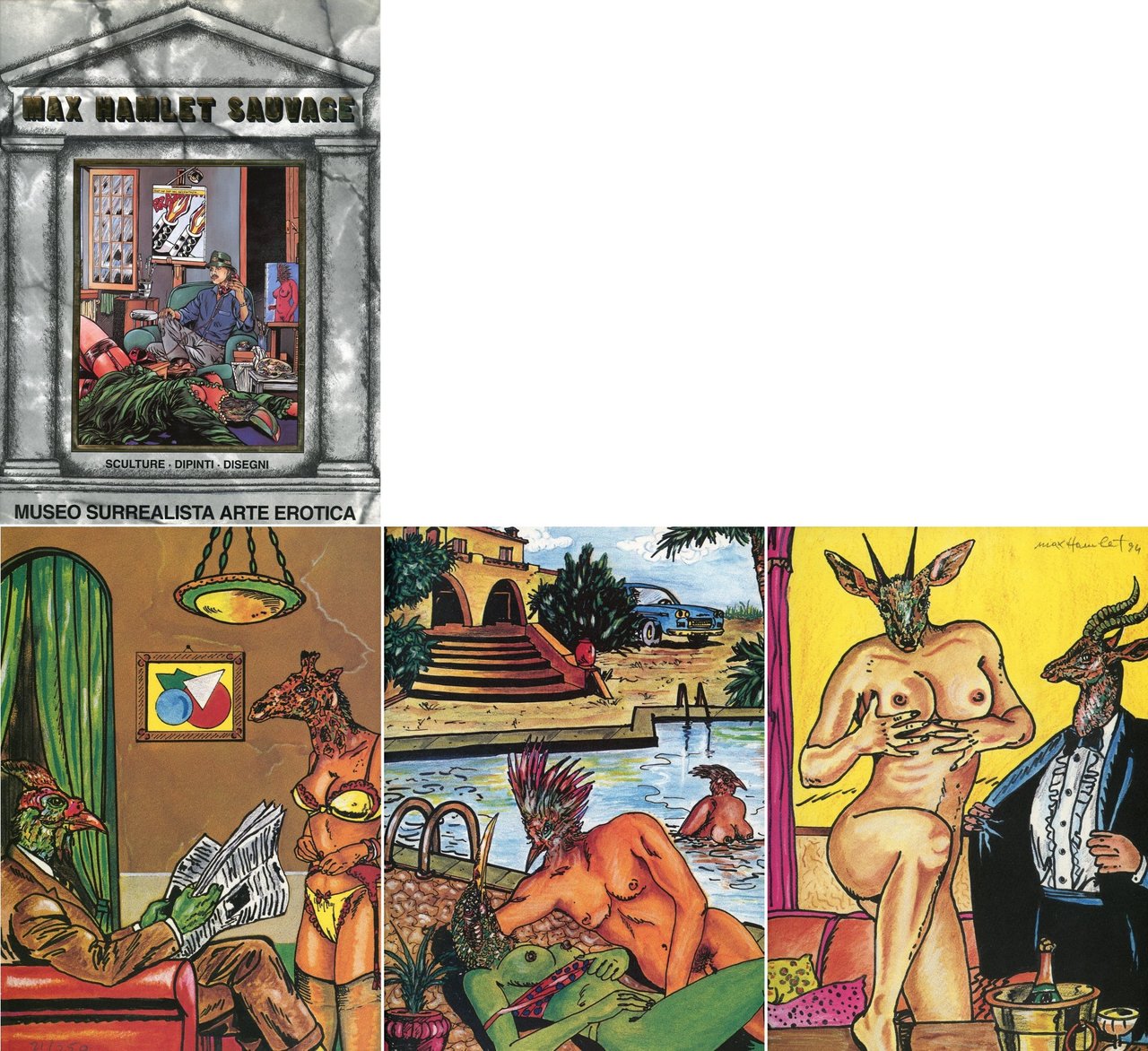 Max Hamlet Sauvage. Sculture - Dipinti - Disegni | Immagine principale