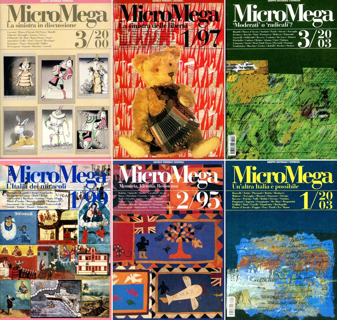 MicroMega. Rivista bimestrale. Sei fascicoli | Immagine principale