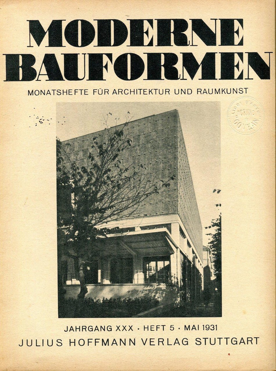 Moderne Bauformen. Monatshefte fur Architektur und Raumkunst. Jahrgang XXX, Heft … | Immagine principale