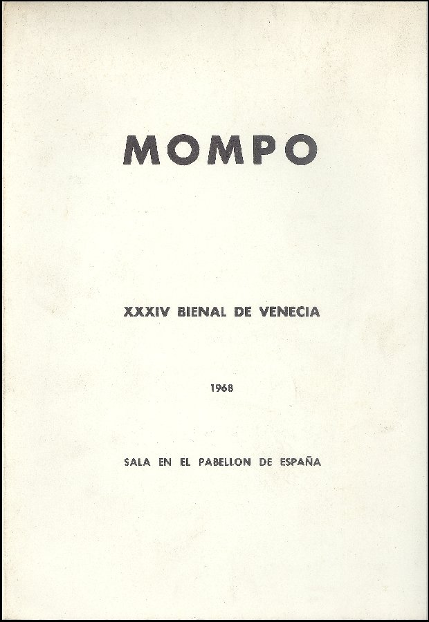 Mompo. XXXIV Bienal de Venecia 1968 | Immagine principale