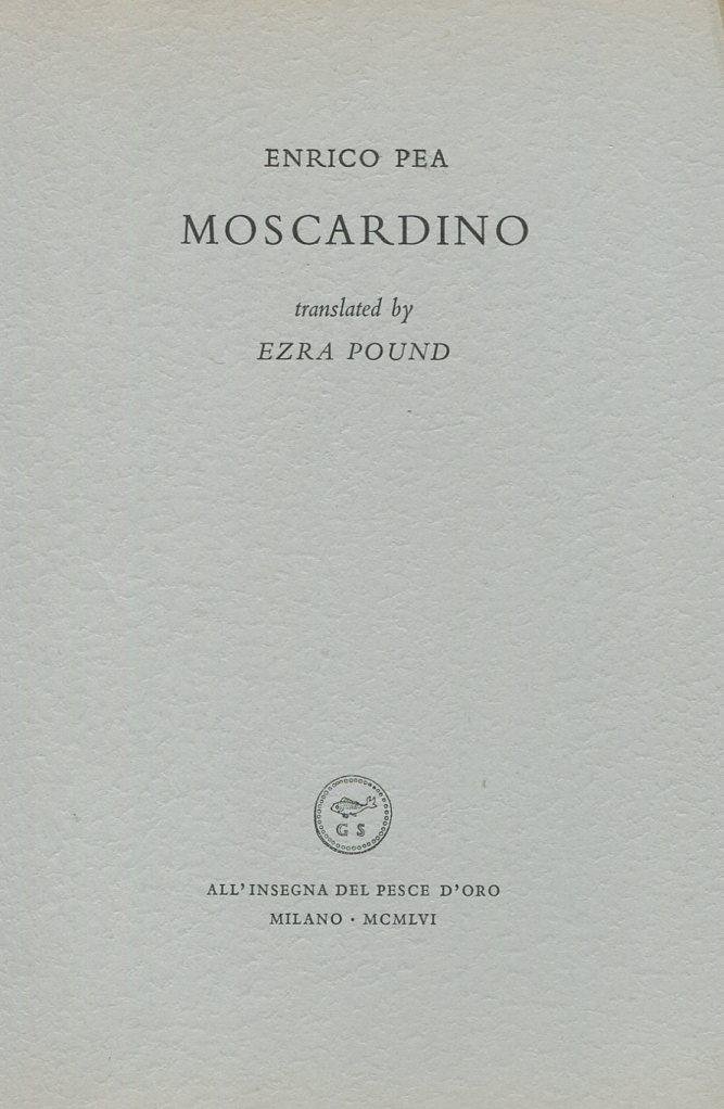 Moscardino. Translated by Ezra Pound | Immagine principale