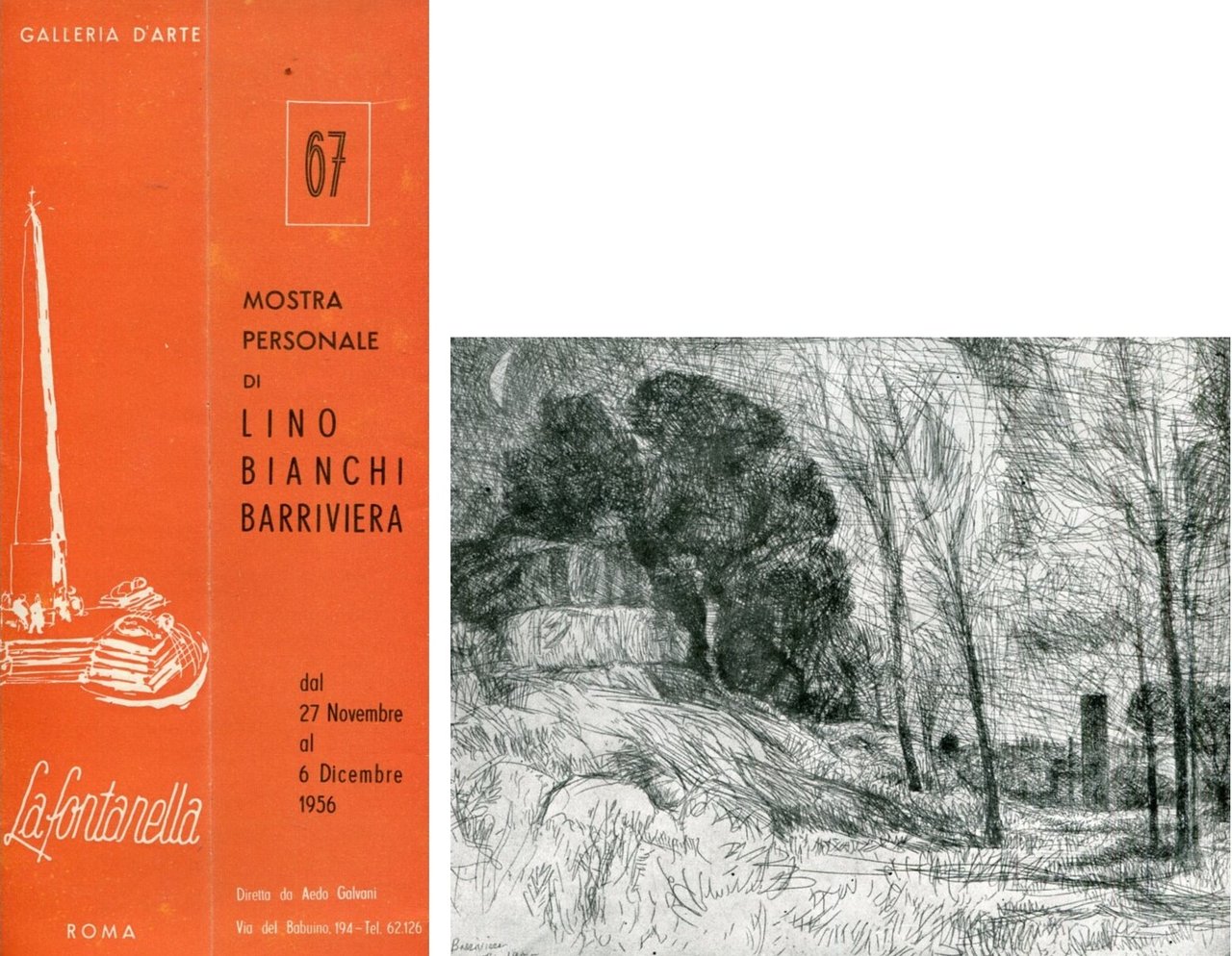 Mostra personale di Lino Bianchi Barriviera | Immagine principale