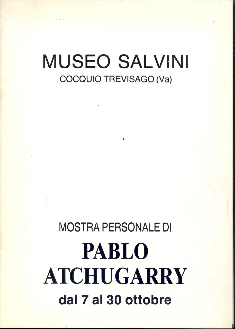 Mostra personale di Pablo Atchugarry | Immagine principale