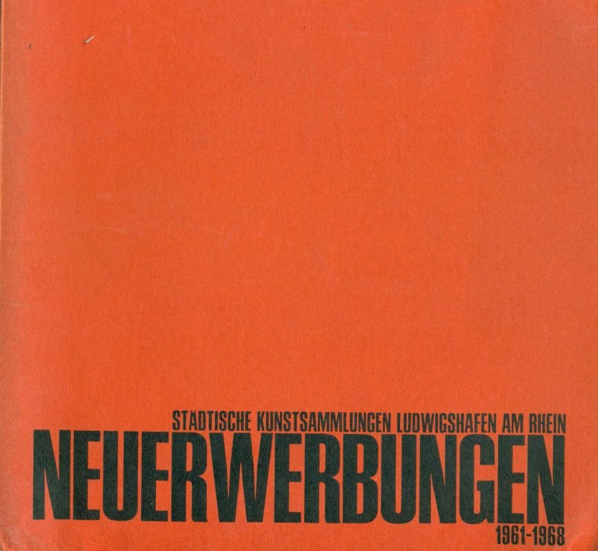 Neuerwerbungen 1961-1968 | Immagine principale