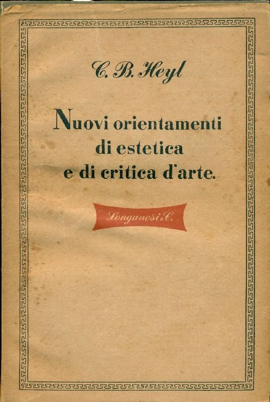 Nuovi orientamenti di estetica e di critica d'arte | Immagine principale