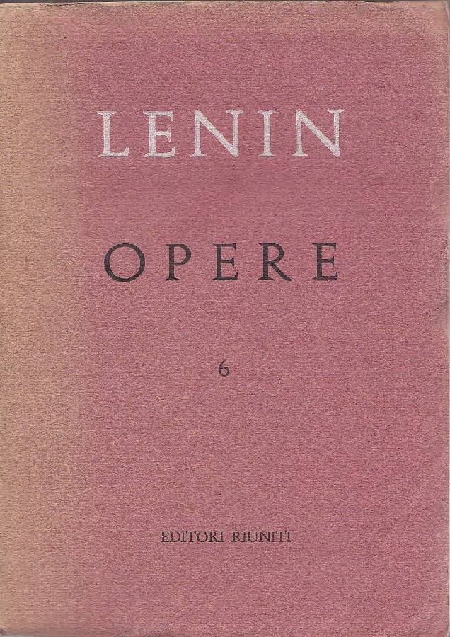 Opere complete 6 | Immagine principale