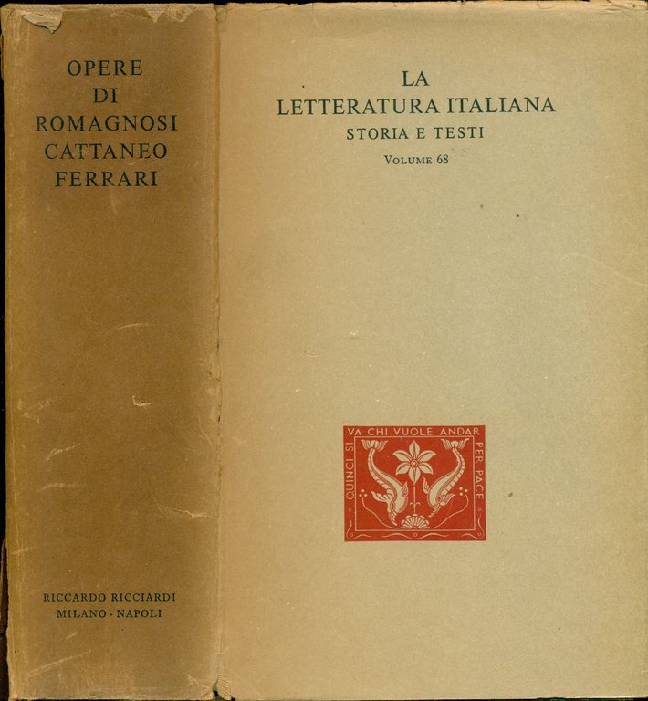 Opere di Giandomenico Romagnosi Carlo Cattaneo Giuseppe Ferrari | Immagine Gallery 2