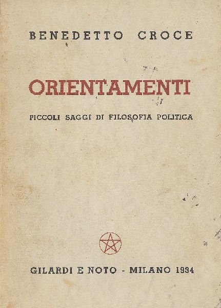 Orientamenti. Piccoli saggi di filosofia politica | Immagine principale
