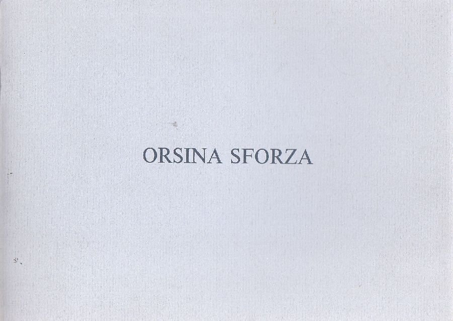 Orsina Sforza. Opere recenti | Immagine principale