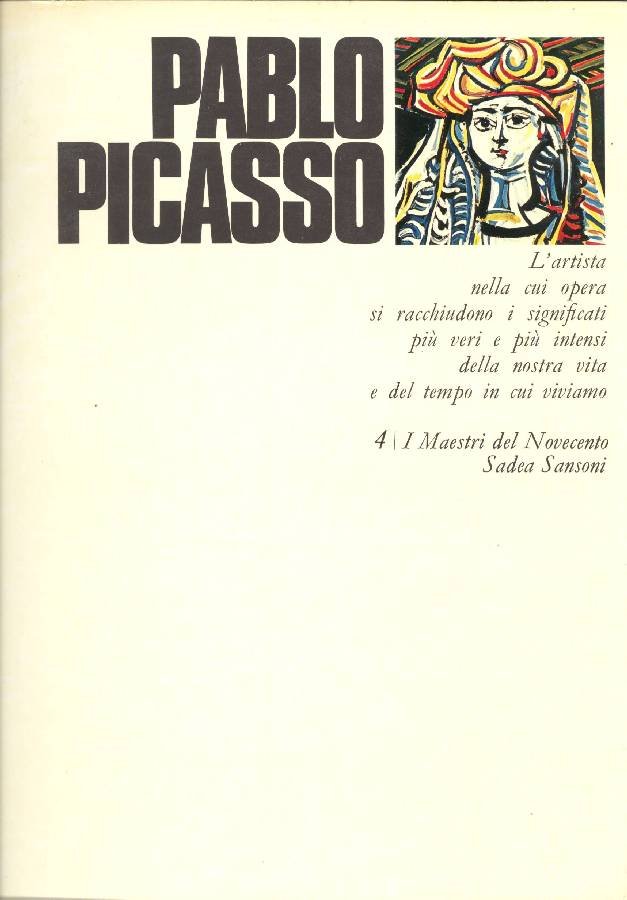 Pablo Picasso. Sadea-Sansoni 1969 | Immagine principale