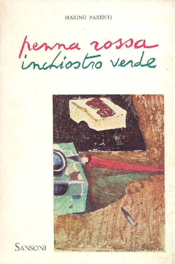 Penna rossa inchiostro verde | Immagine principale