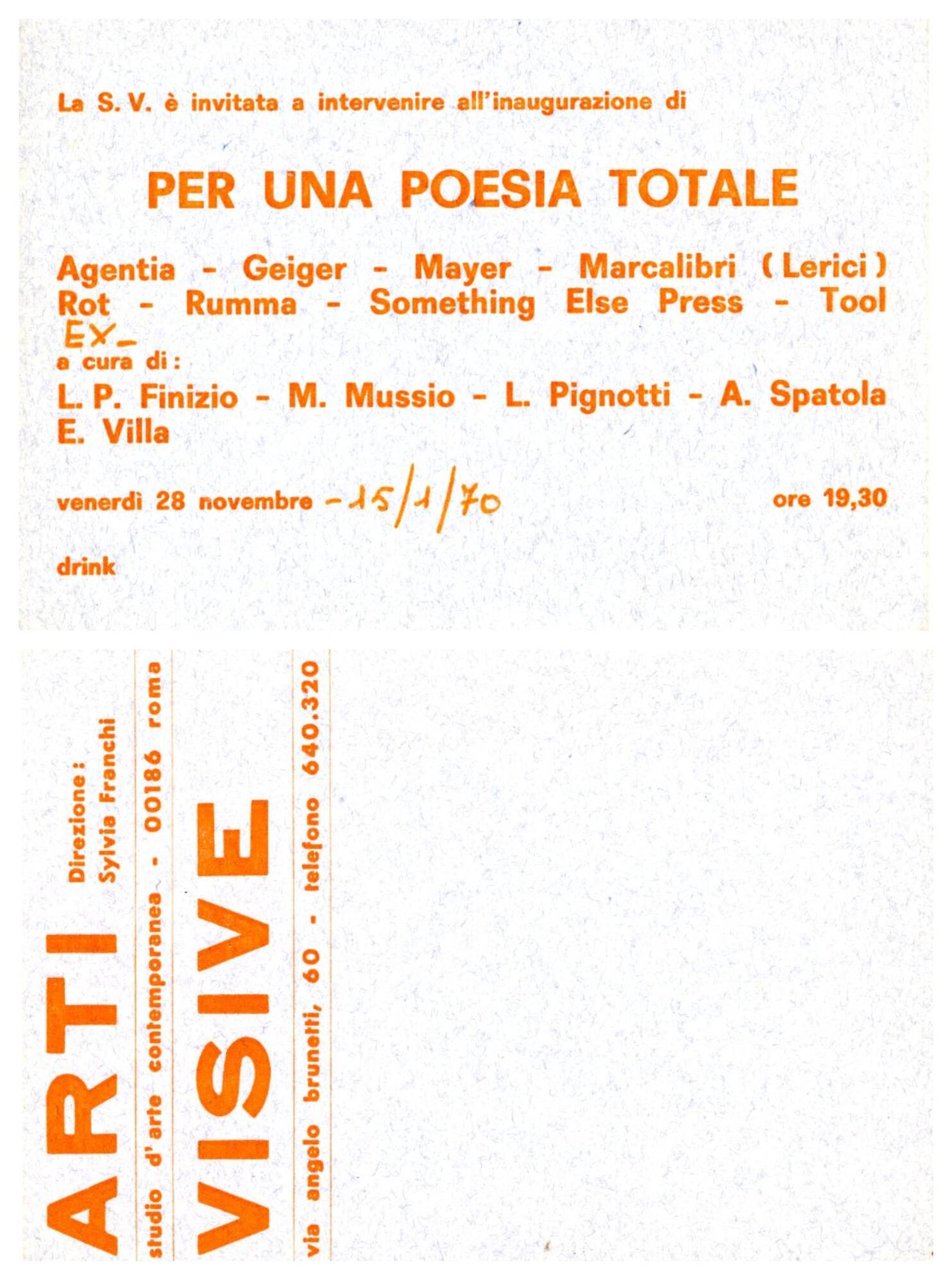 Per una poesia totale | Immagine principale