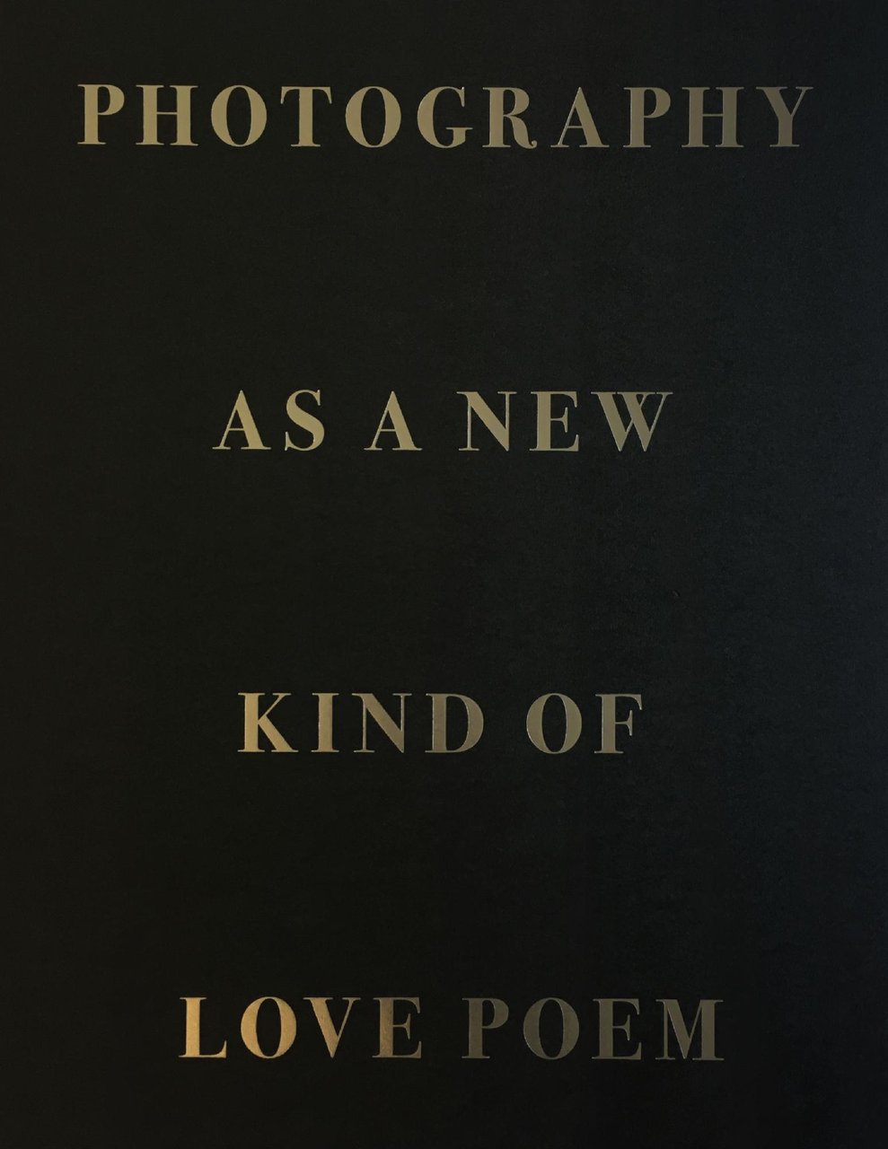 Photography as a New Kind of Love Poem | Immagine principale
