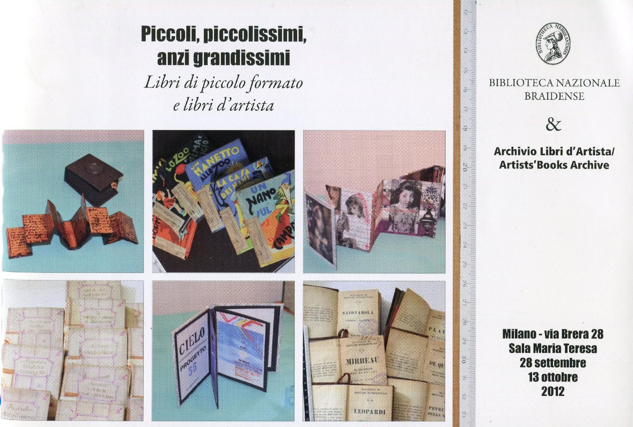 Piccoli, piccolissimi anzi grandissimi. Libri di piccolo formato e libri … | Immagine principale
