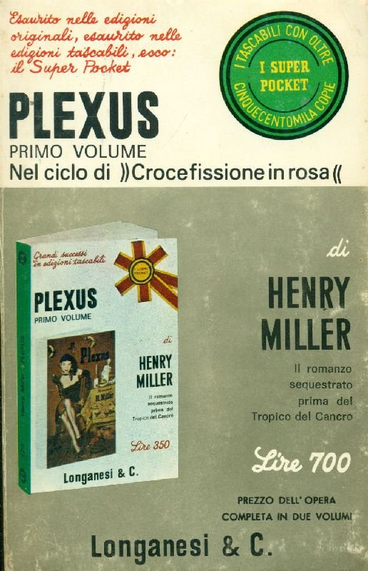 Plexus. Volume primo | Immagine principale