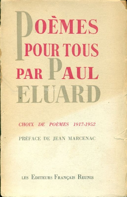 Poèmes pour tous. Choix de poèmes 1917-1952 | Immagine principale