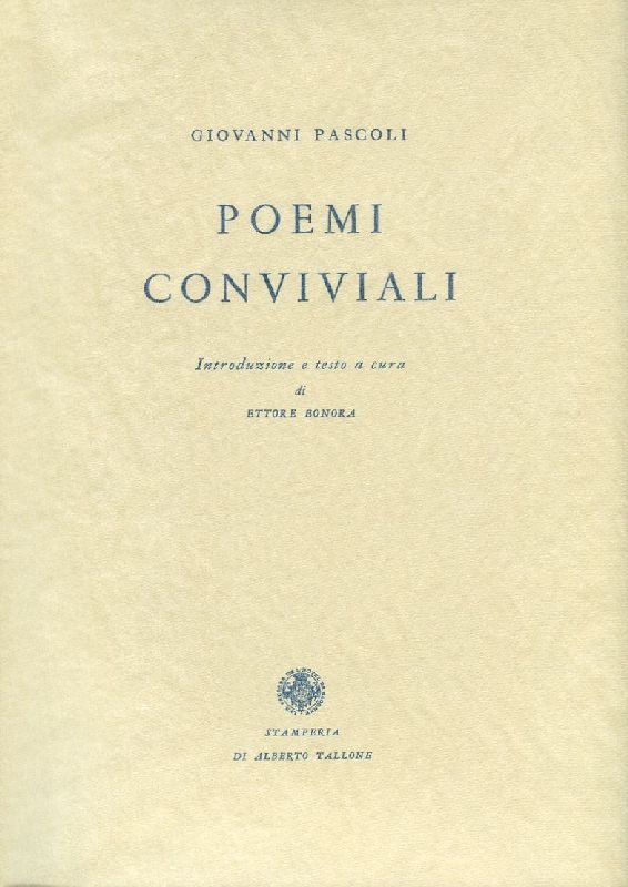 Poemi conviviali | Immagine principale