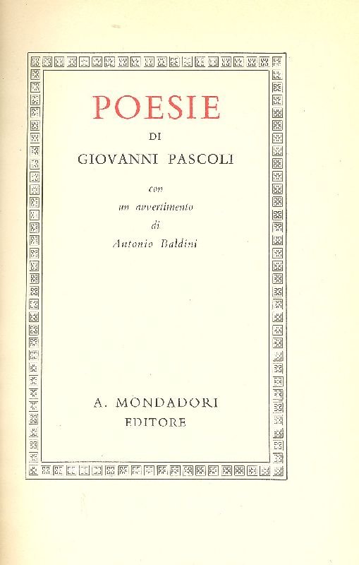 Poesie | Immagine principale