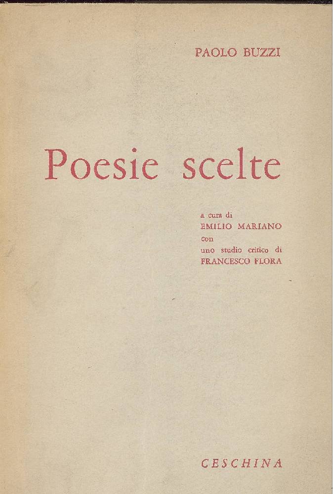 Poesie scelte | Immagine principale
