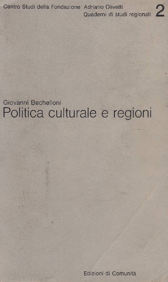 Politica culturale e regioni | Immagine principale