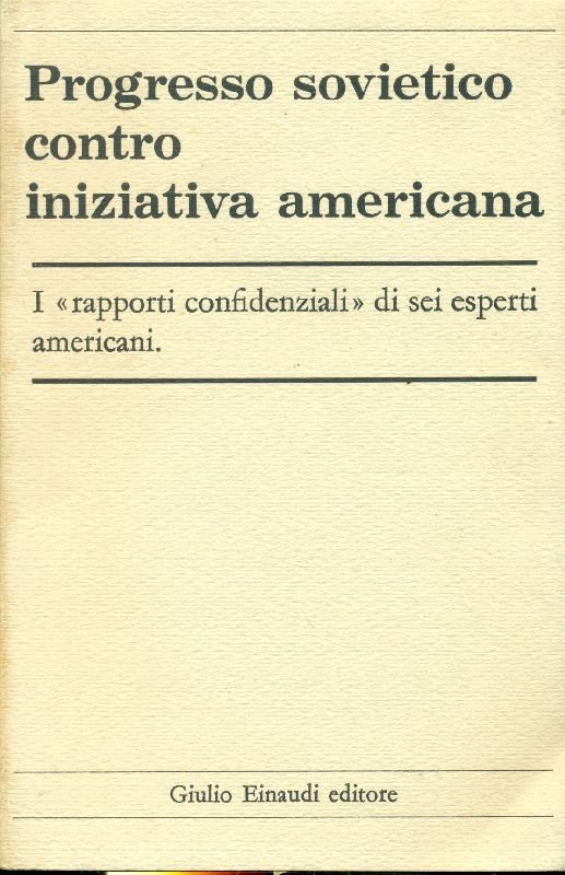 Progresso sovietico contro iniziativa americana | Immagine principale