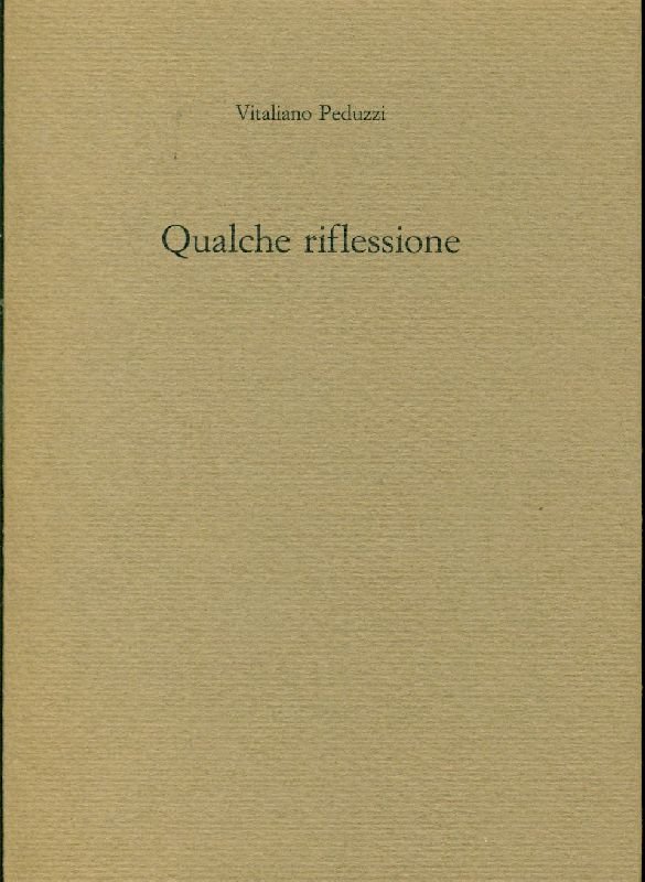 Qualche riflessione | Immagine principale